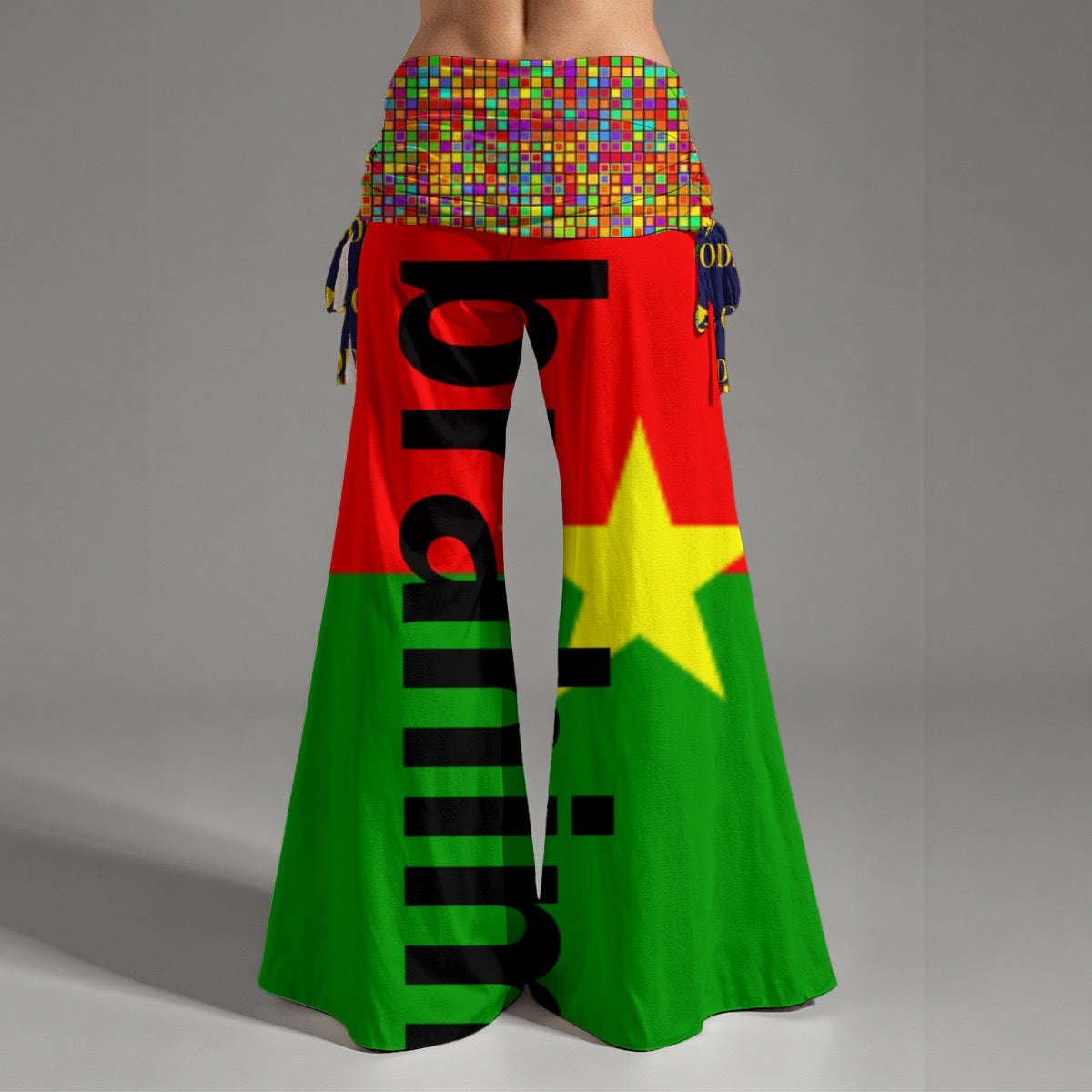 Women's High Waist Wide Leg Flared Pants