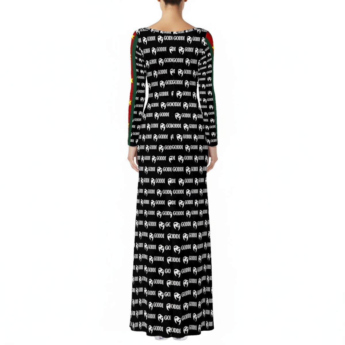 GODDI Black Reign Maxi Dress