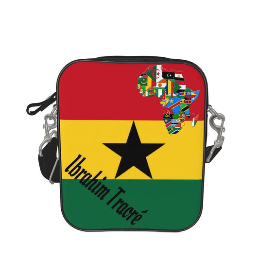 Ibrahim Traore Burkina Flag Men’s Shoulder Bag