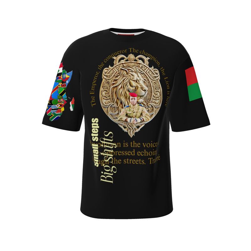 Goddi The Emperor, The Conqueror the Champion The Lion Is Here Ibrahim Traore luxury T-shirt