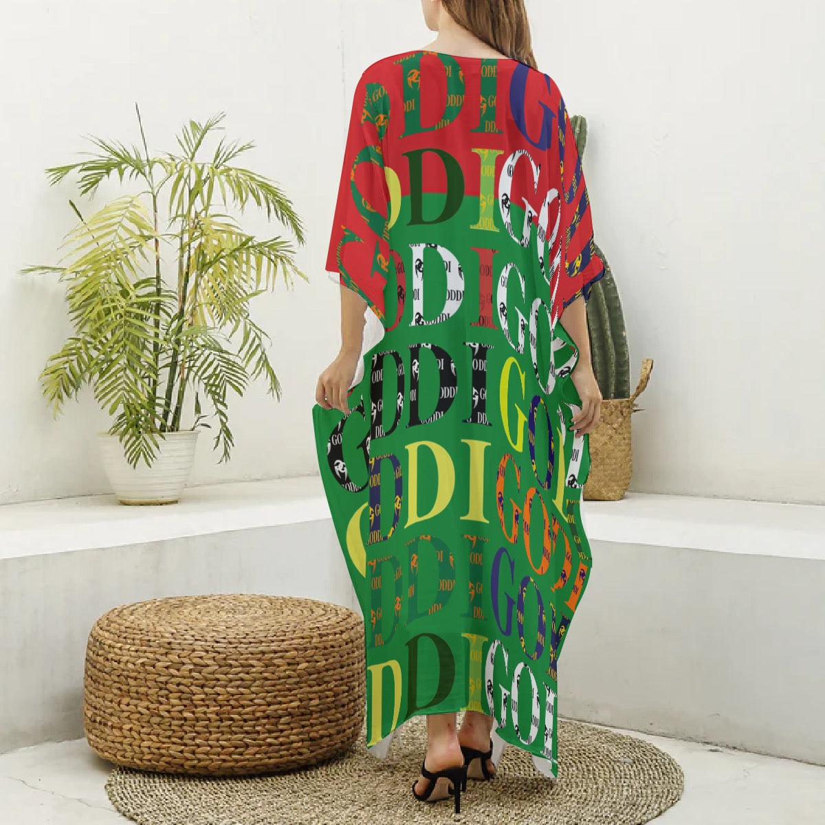 Burkina Faso Loungewear long Kaftan - S