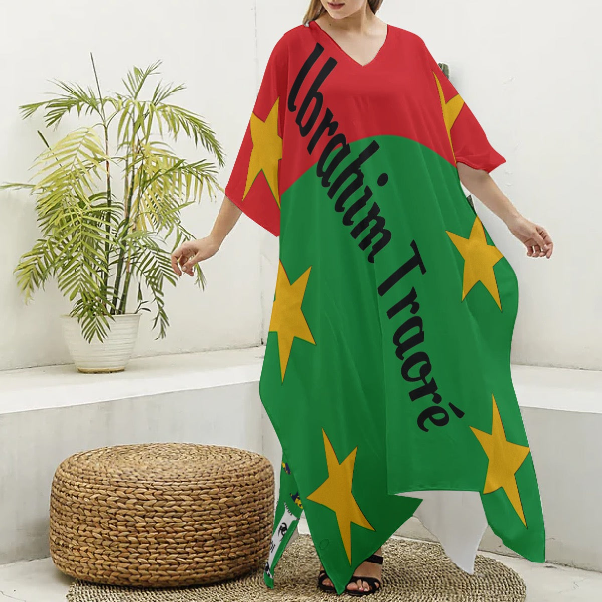 Burkina Faso Loungewear long Kaftan - S