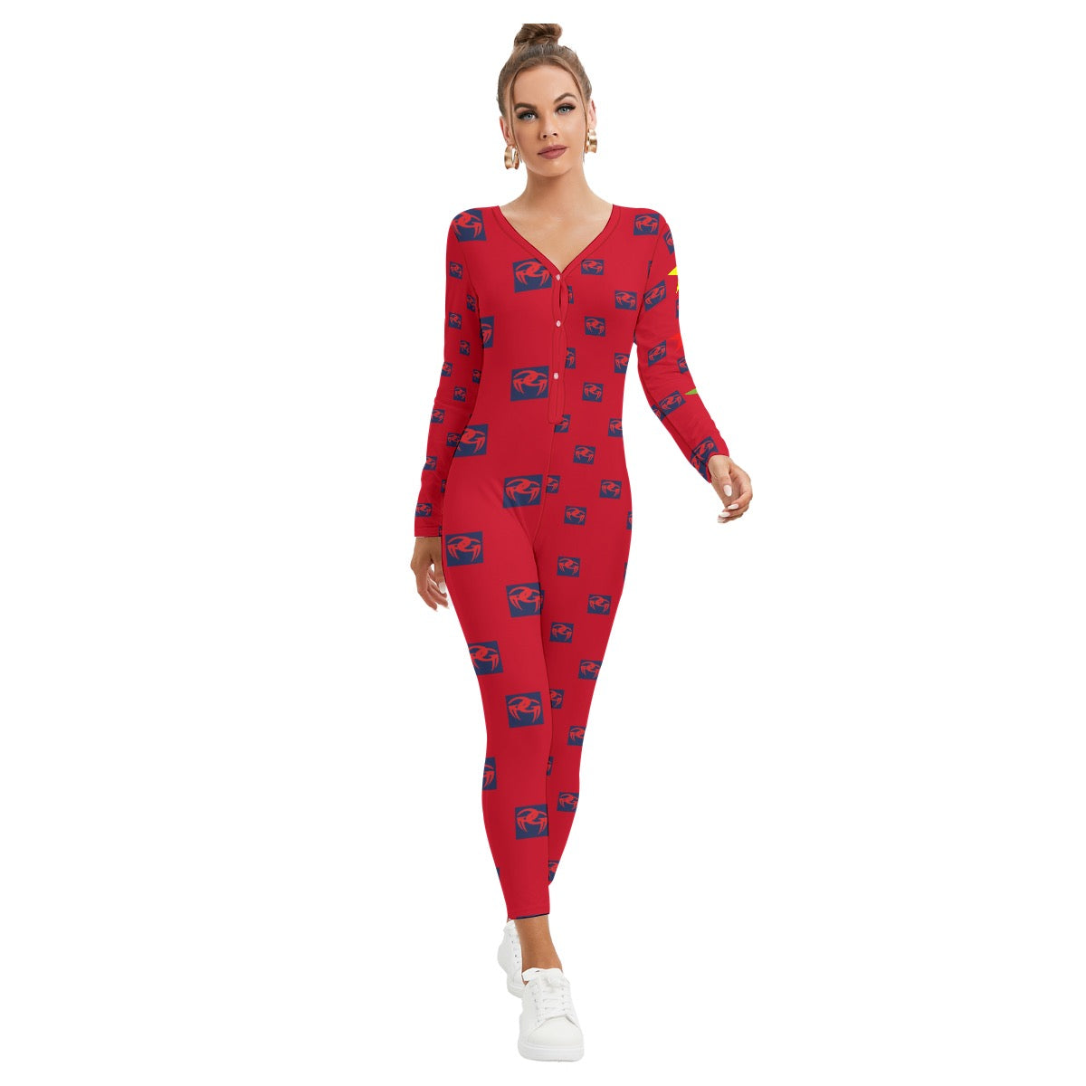 GODDI Turning Me On Monogram Jumpsuit - s