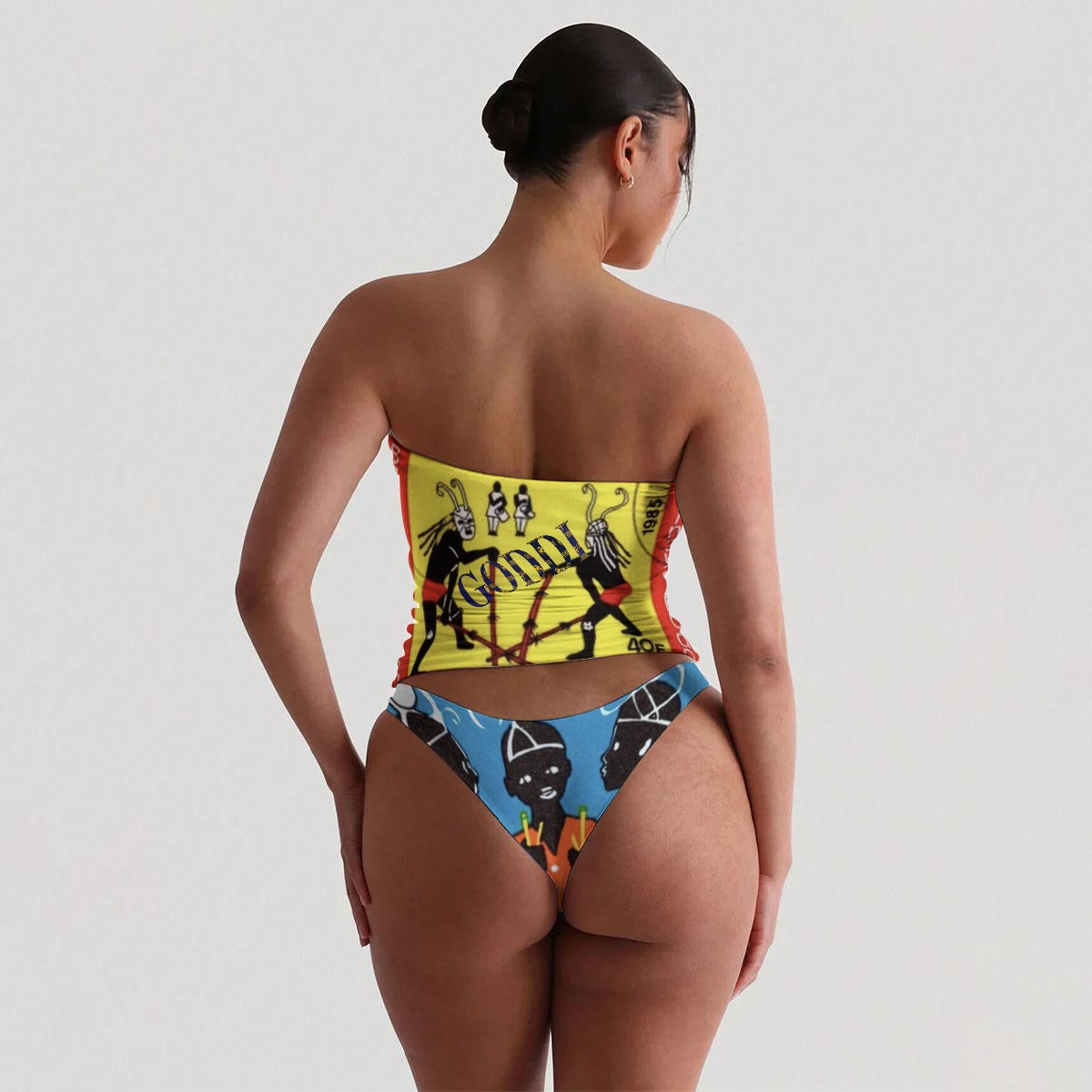 GODDI Classic 1985 Burkina Faso stamp, Strapless Tube Top Set
