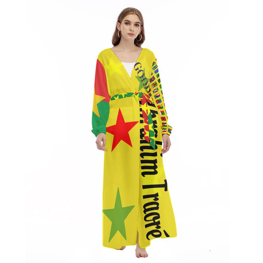 All-Over  Women's Beach Long Kaftan Coat Lounge Wear