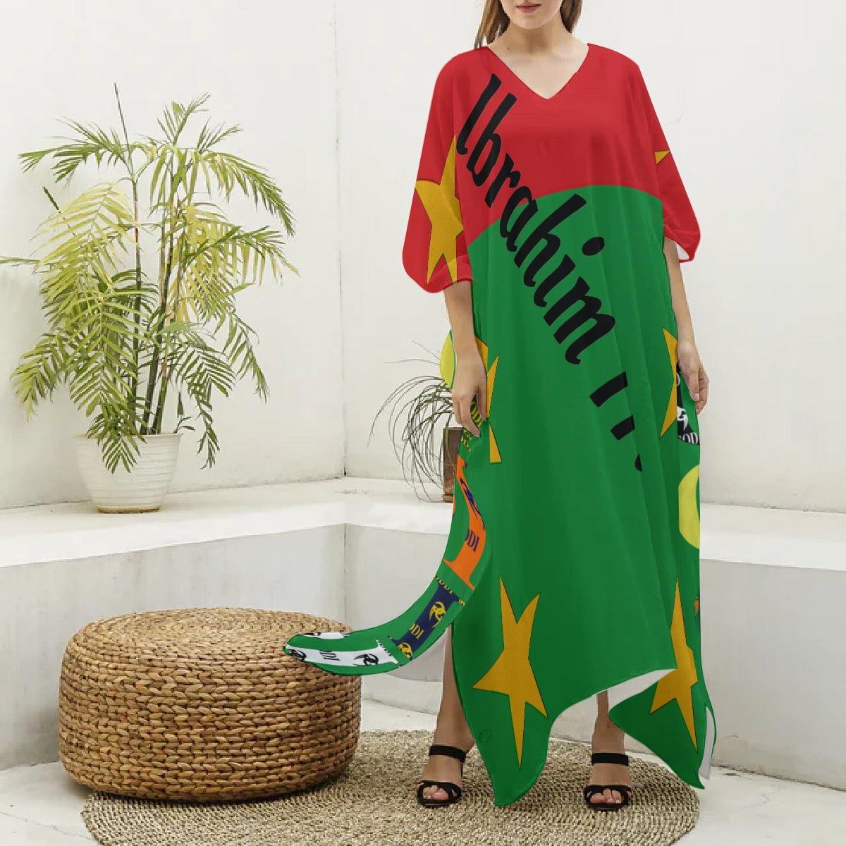 Burkina Faso Loungewear long Kaftan - S
