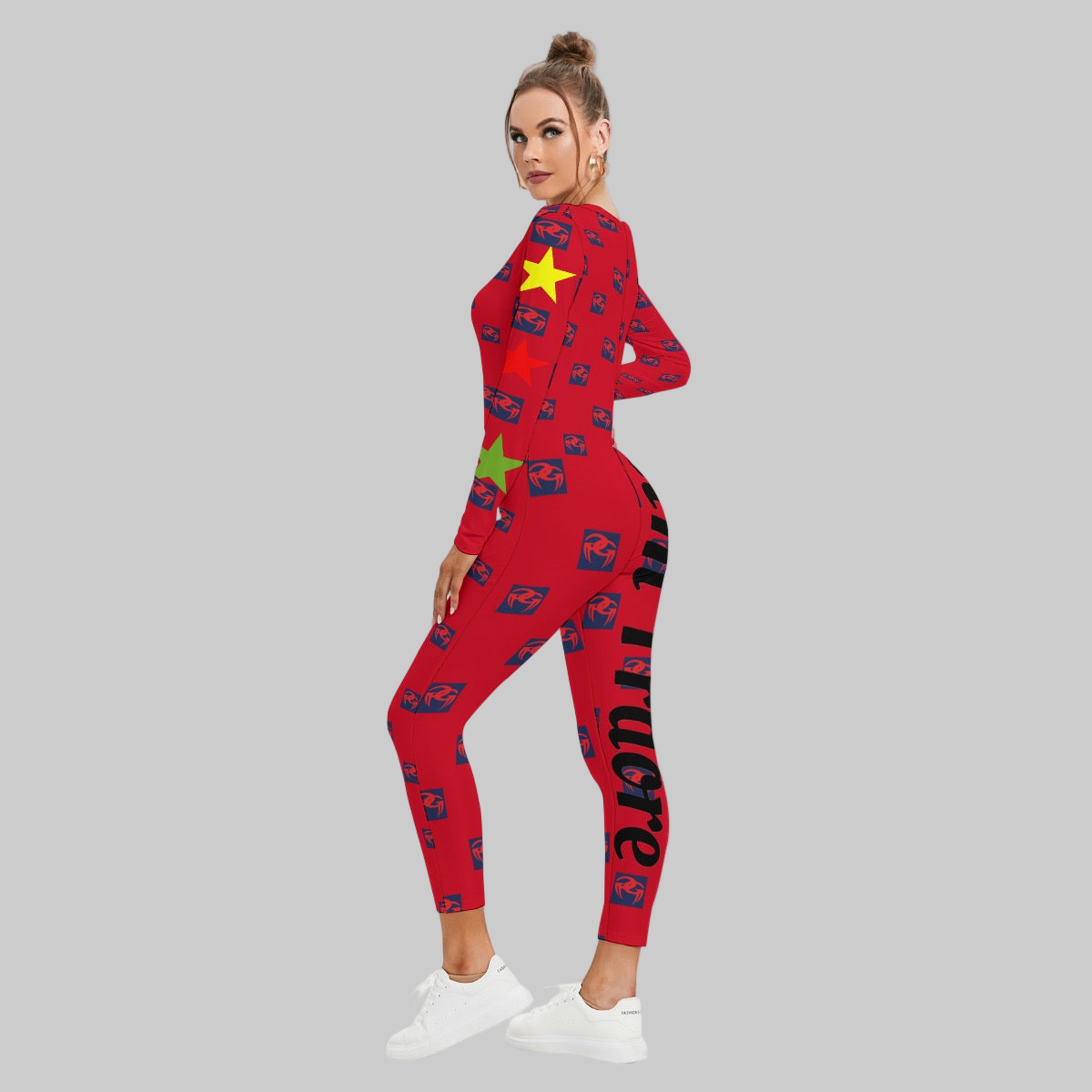 GODDI Turning Me On Monogram Jumpsuit - s